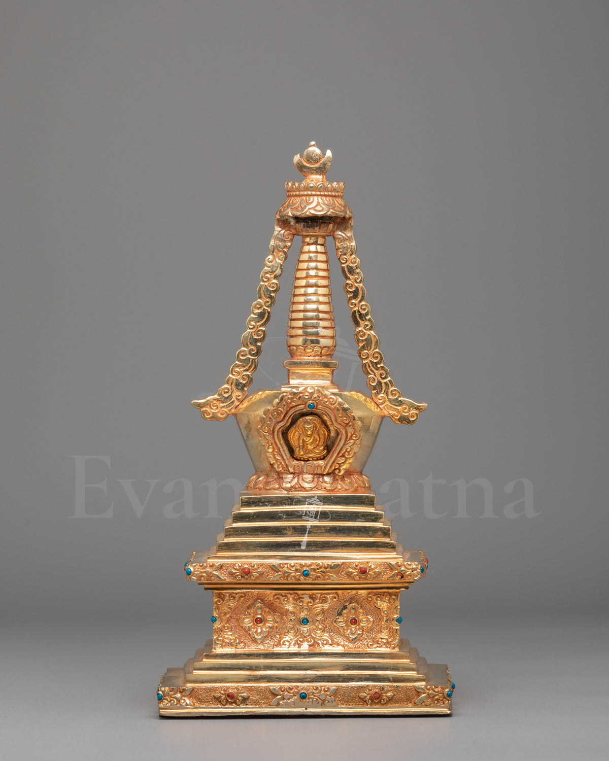 Gold Plated Enlightenment Stupa