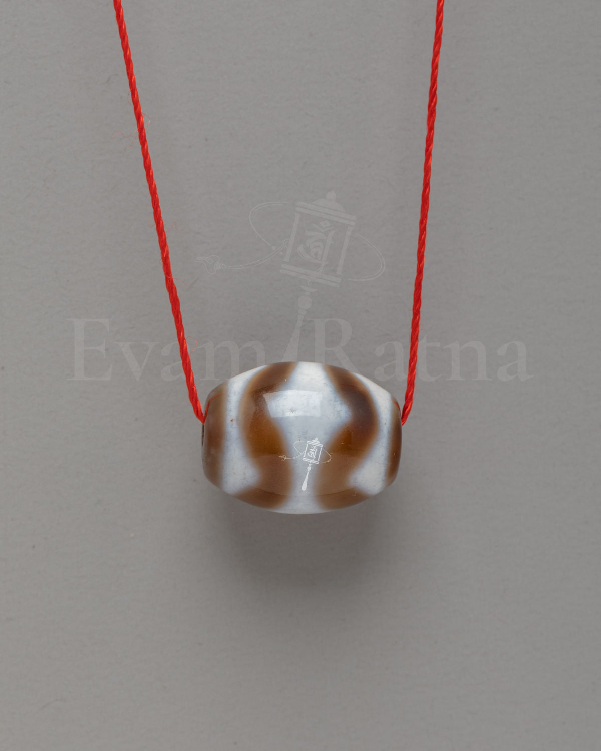 Spiritual Dzi Bead Locket | Handcrafted Spiritual Necklace