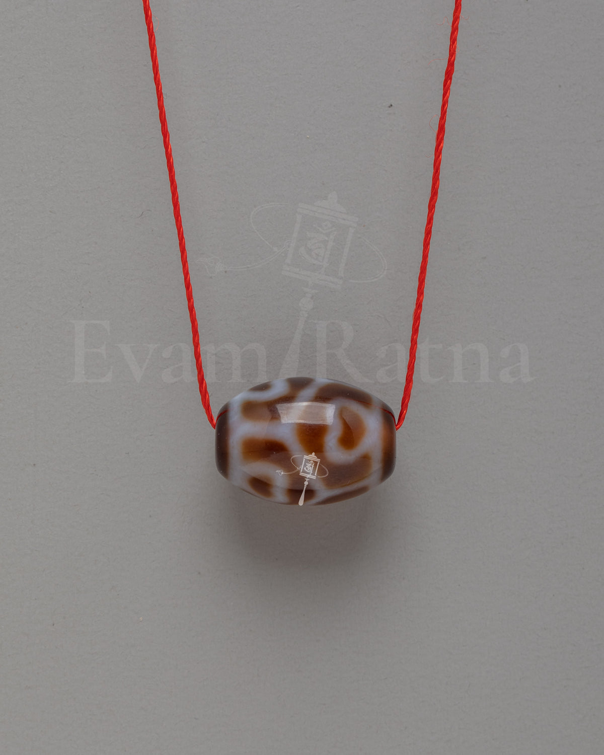 Spiritual Dzi Bead Locket | Handcrafted Spiritual Necklace