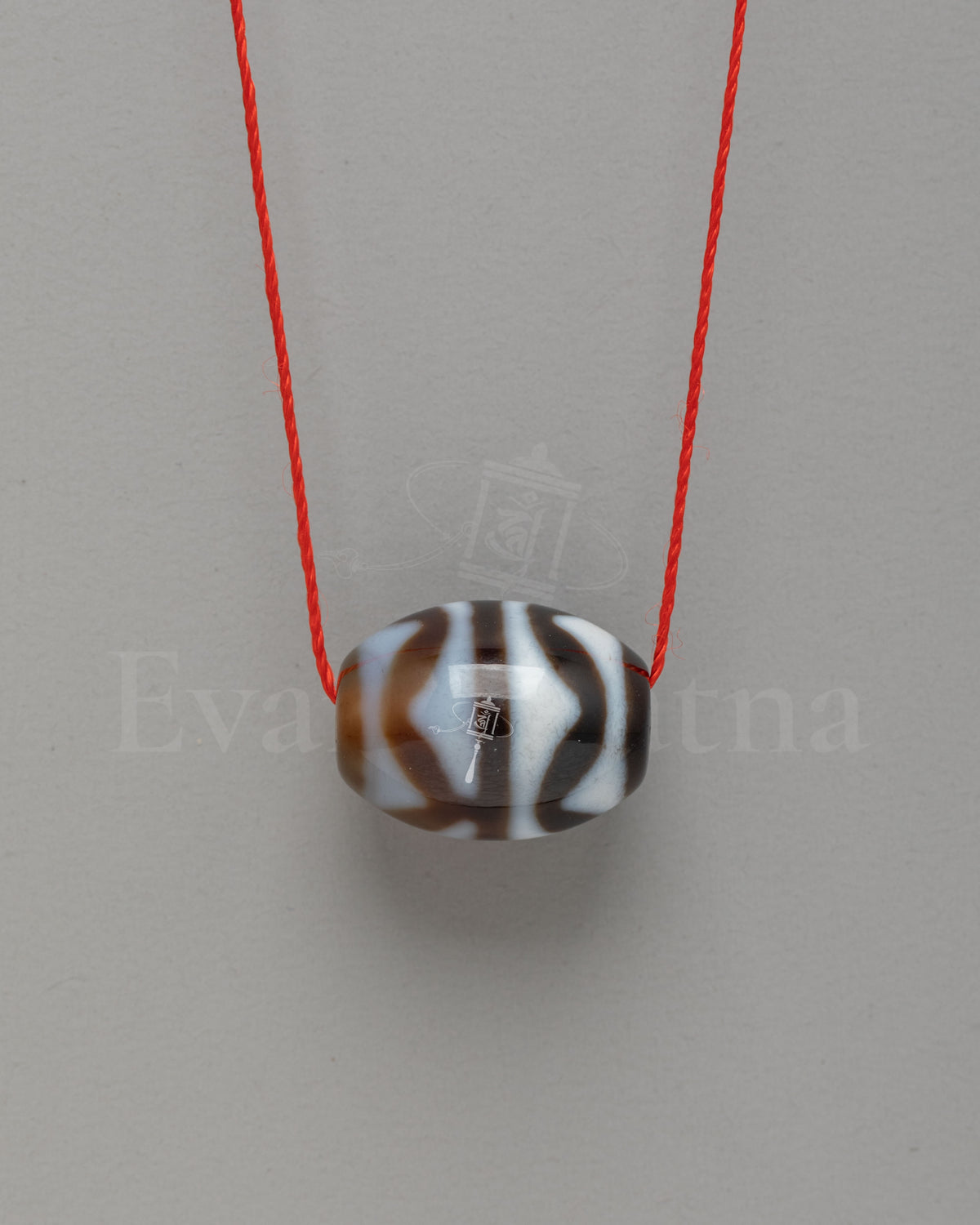 Spiritual Dzi Bead Locket | Handcrafted Spiritual Necklace