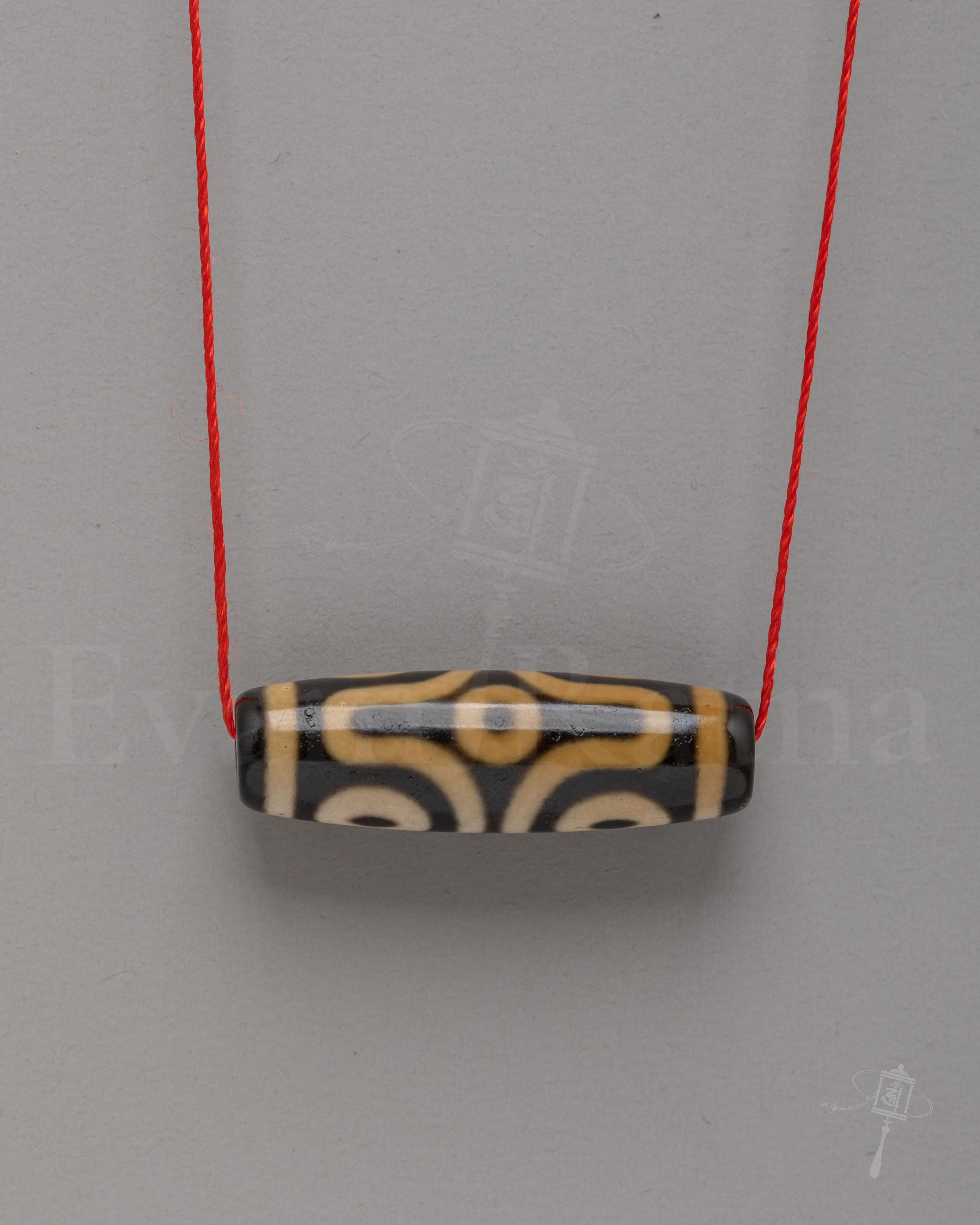 Traditional Buddhist Beads Locket | Agate Dzi Beads Spiritual Jewelry