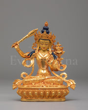 Machine Made Manjushri Figurine