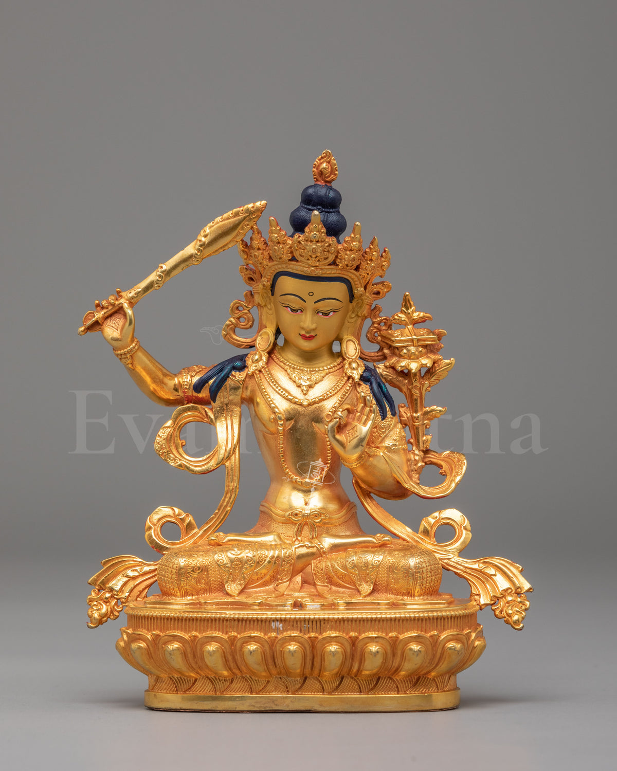 Machine Made Manjushri Figurine