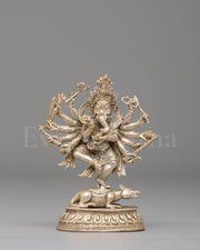 Lord Maha Rakta Ganpati Figurine 