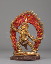 Traditional Buddhist Ekajati Sculpture