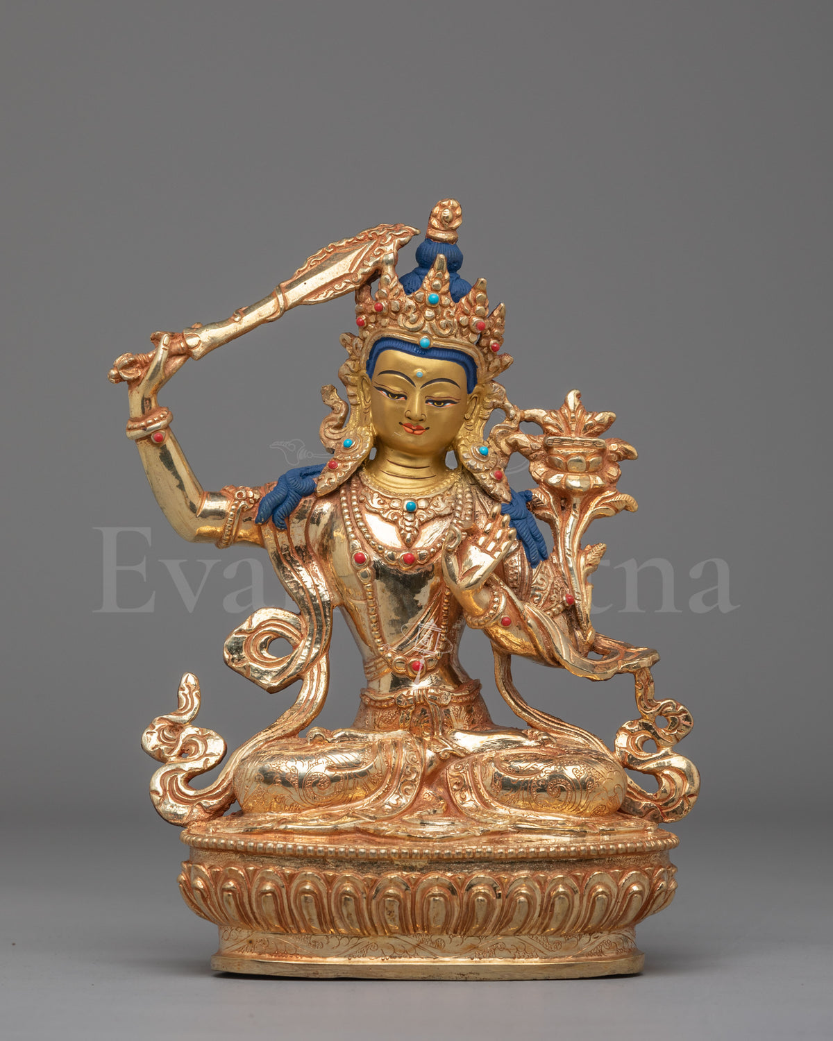 Vajrayana Manjushri Bodhisattva Statue | Symbol of Wisdom