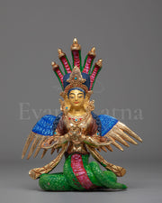 Tibetan Nagkanya Deity Statue 