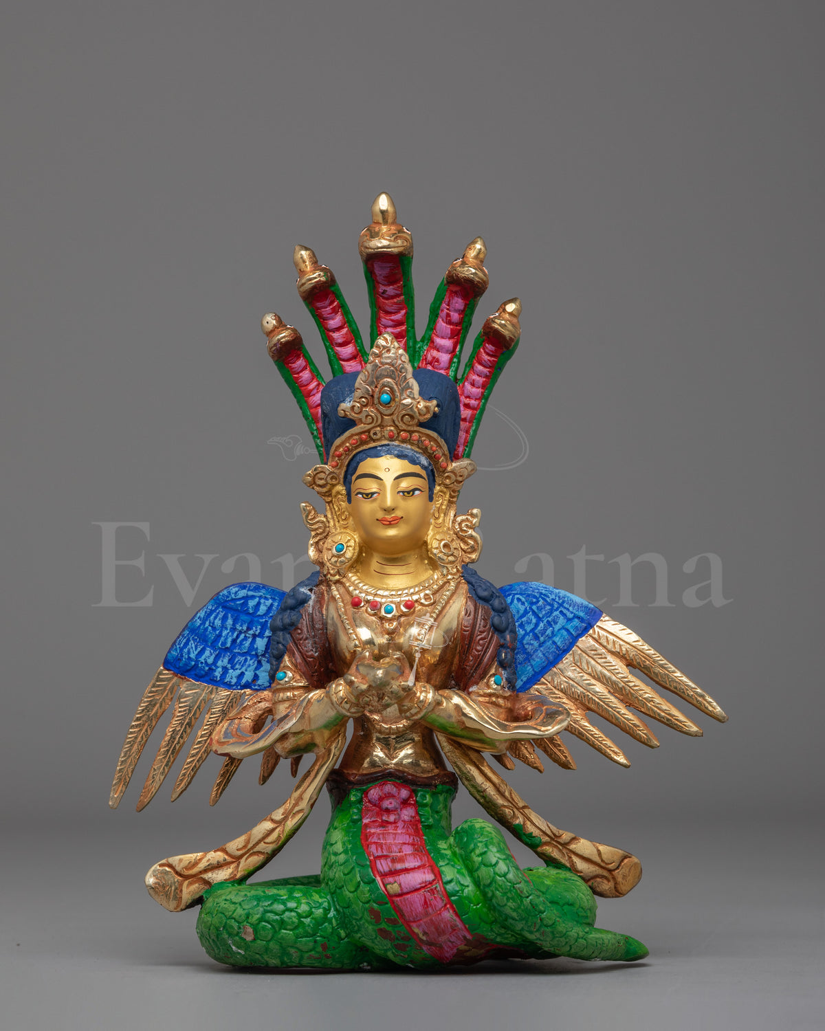Tibetan Nagkanya Deity Statue 