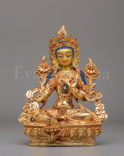 Himalayan Compassion Green Tara Statue   