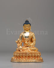 Handcrafted Medicine Buddha Altar Statue | Symbol of Healing and Compassion