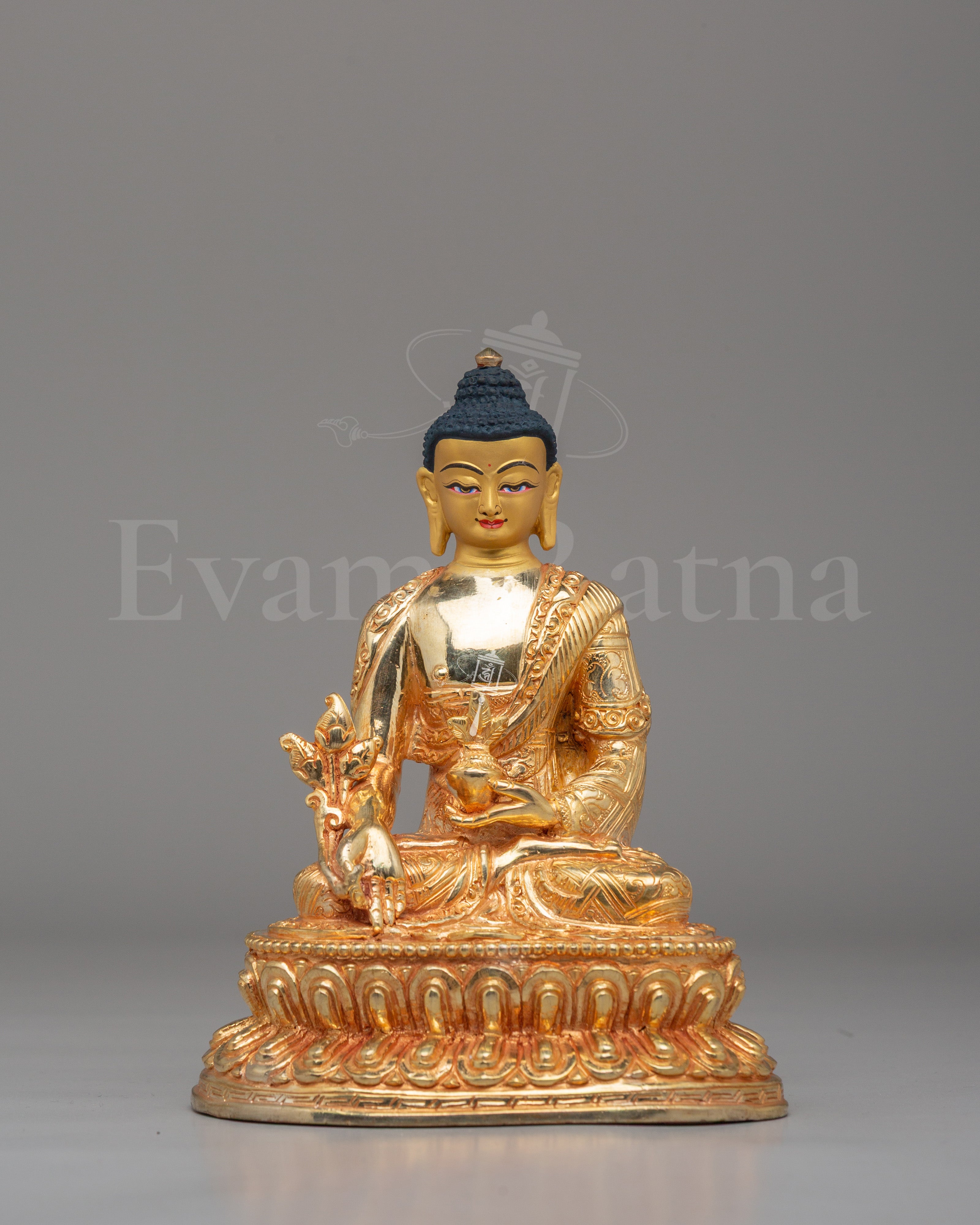Handcrafted Medicine Buddha Altar Statue | Symbol of Healing and Compassion