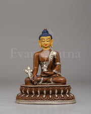 Spiritual Tibetan Medicine Buddha Statue | Handcrafted Healing Deity Sculpture