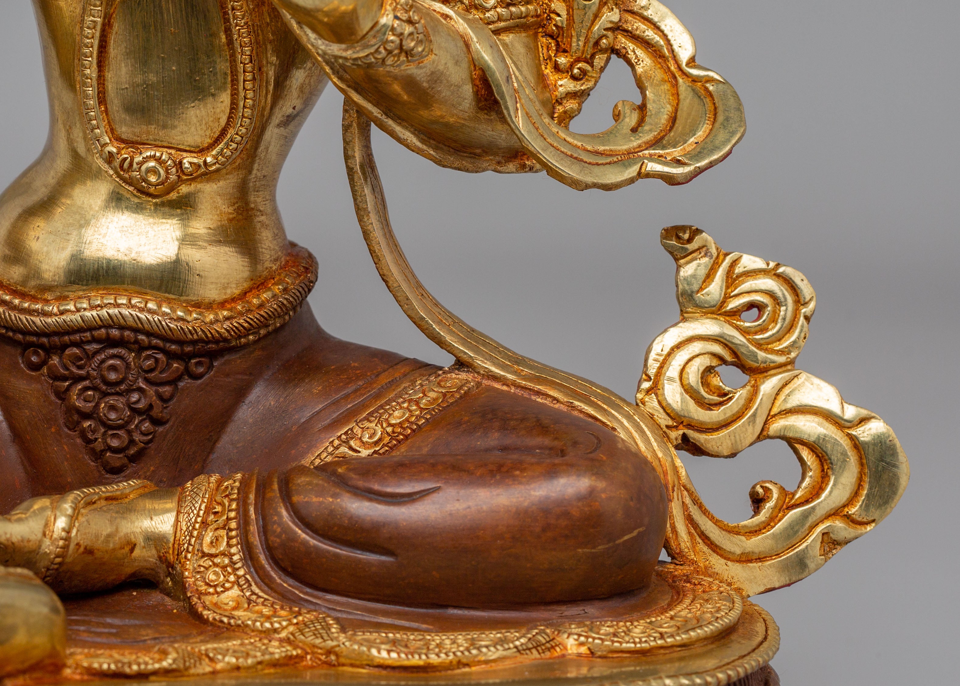 Handcrafted Green Tara Statue | Tibetan Buddhist Goddess Sculpture
