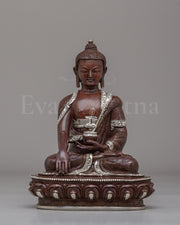 Dharma Guru Shakyamuni Buddha Statue | Tibetan Meditation Sculpture