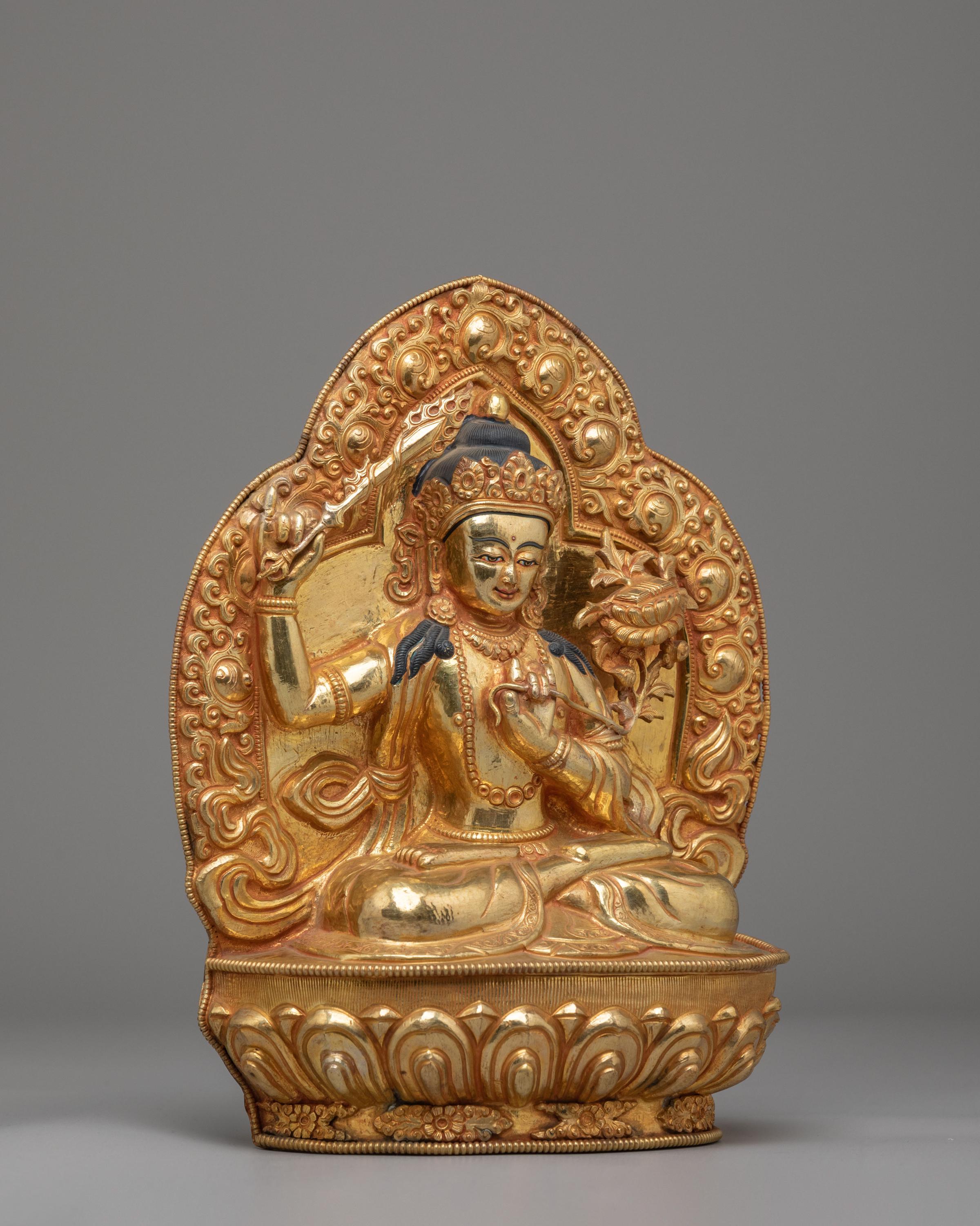 Spiritual Manjushri Sculpture | A Symbol of Wisdom and Enlightenment