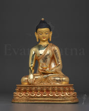 Traditional Handcrafted Shakyamuni Buddha Figurine