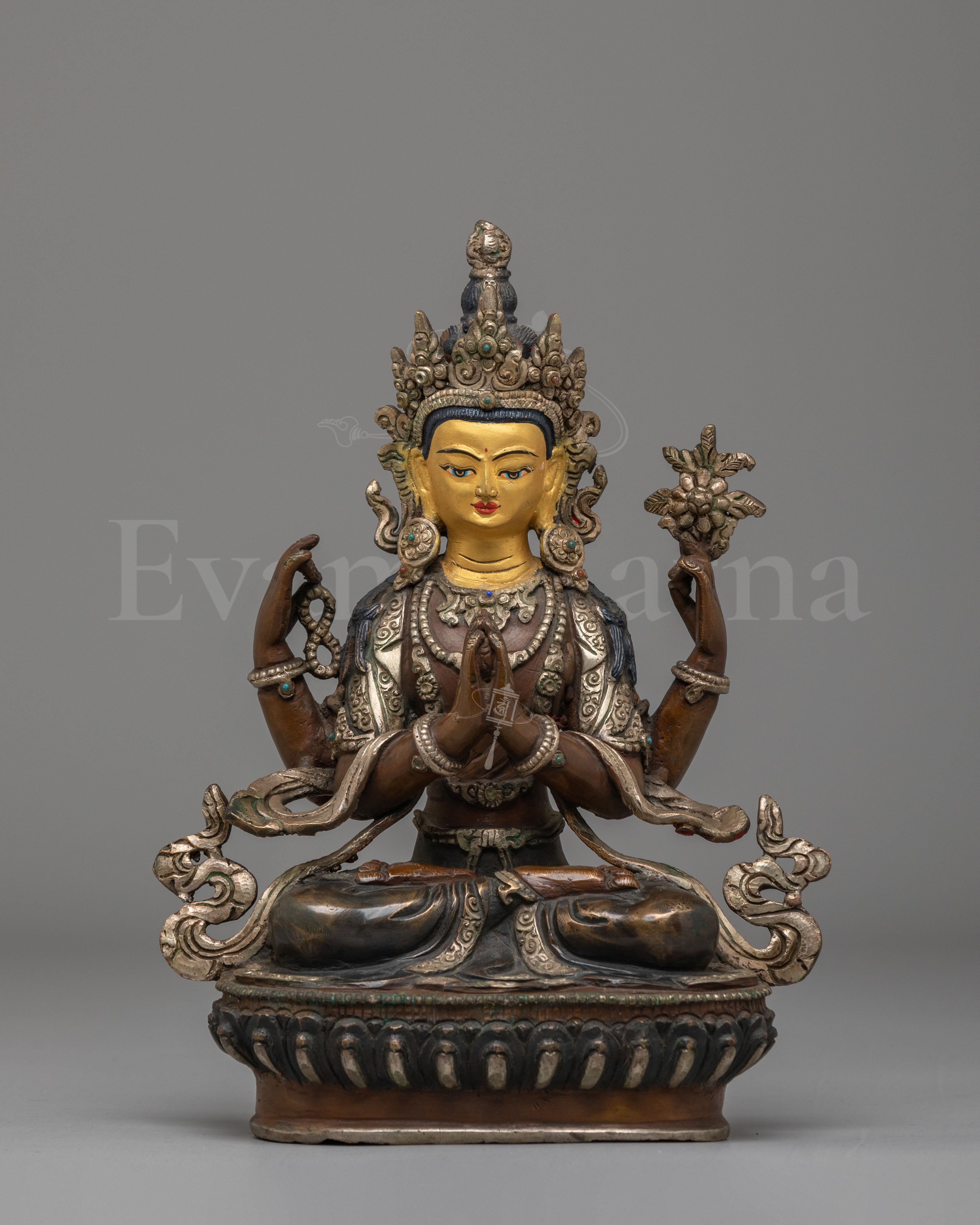 Sacred Tibetan Chenrezig Compassion Statue