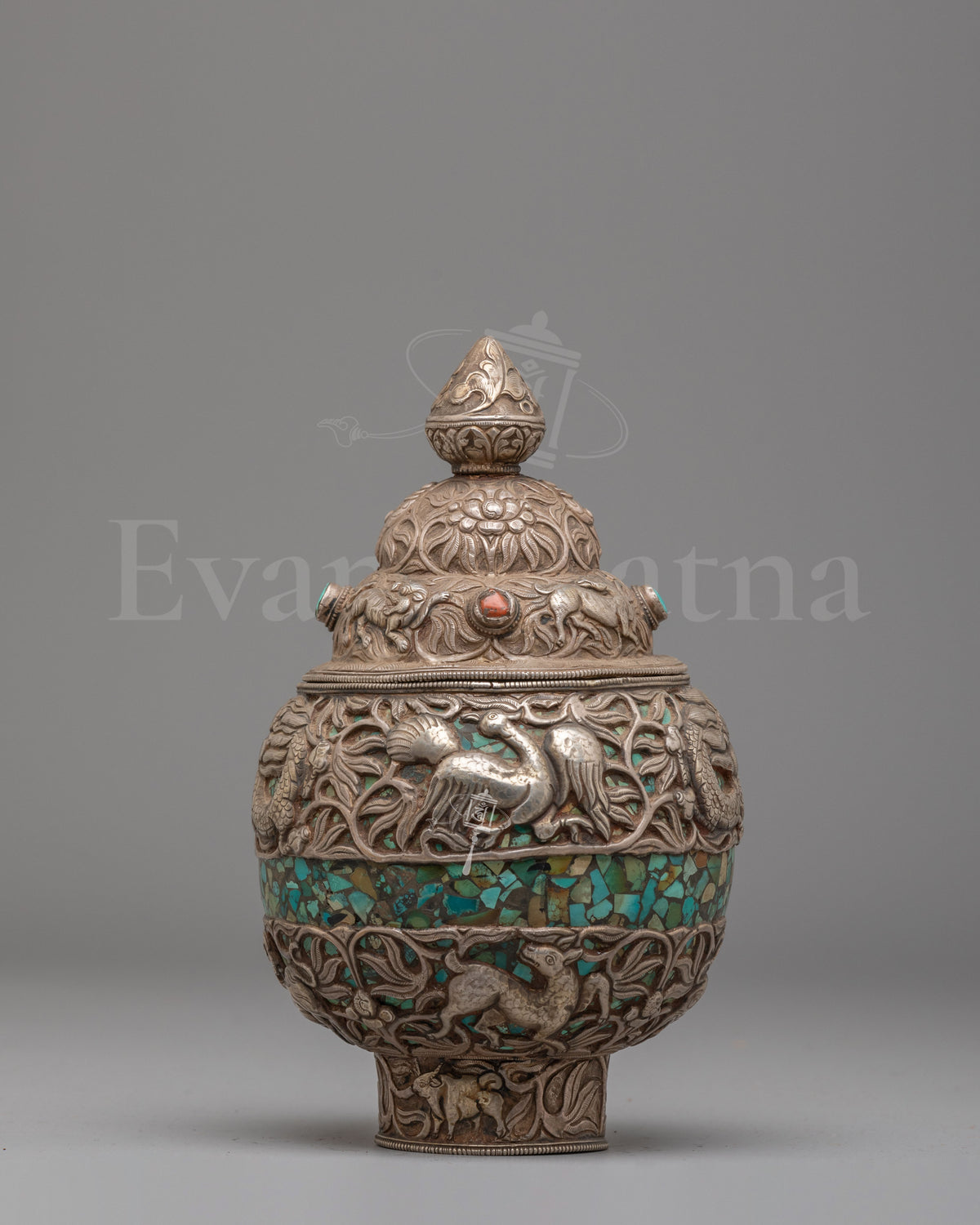 Sacred Tibetan Ritual Rice Vessel