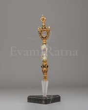 Sacred Buddhist Crystal Ritual Dagger