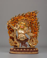 Tibetan Power Deity Vajrapani Statue 