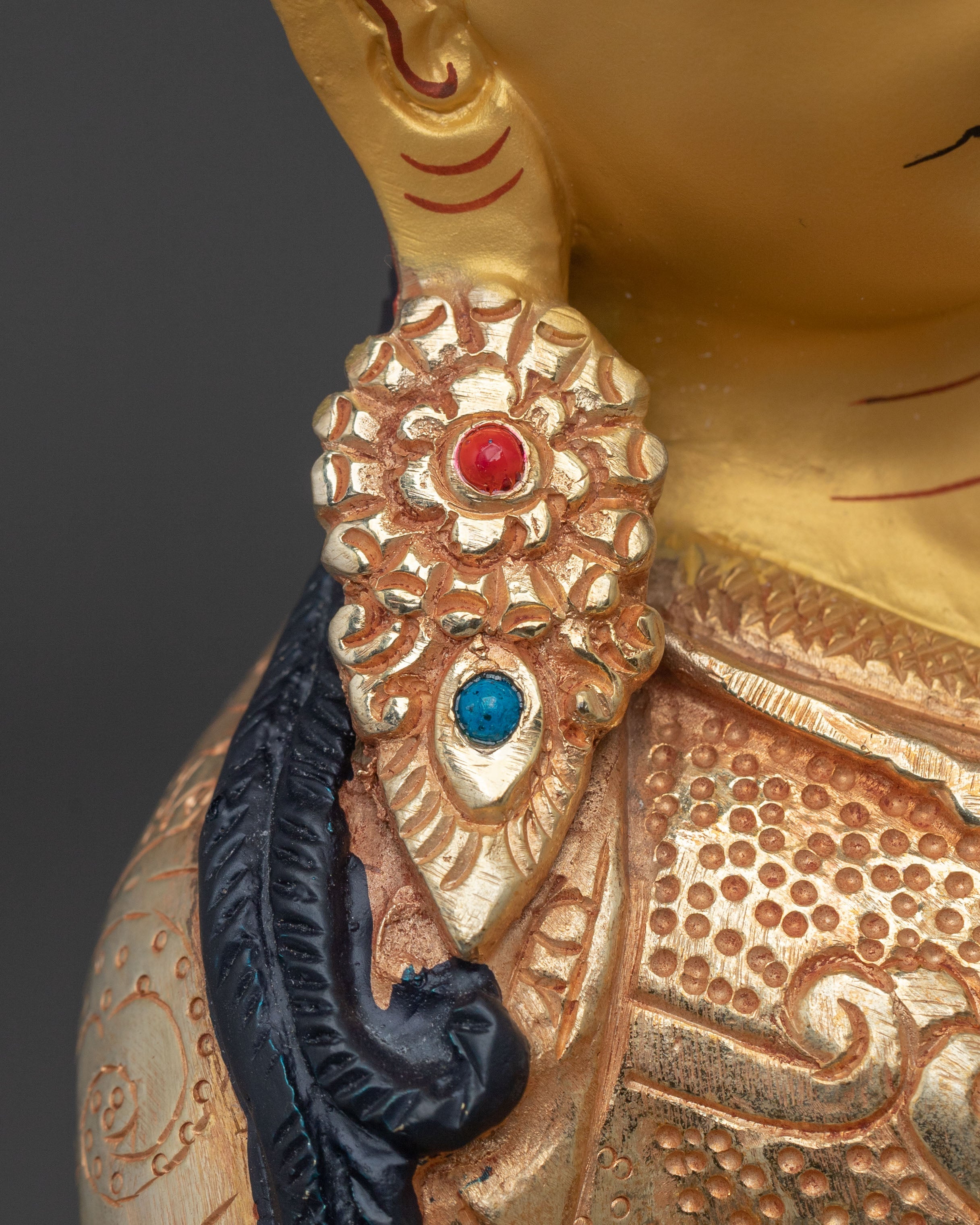 Handcrafted Spiritual Guru Rinpoche Statue | Sacred Home Decor