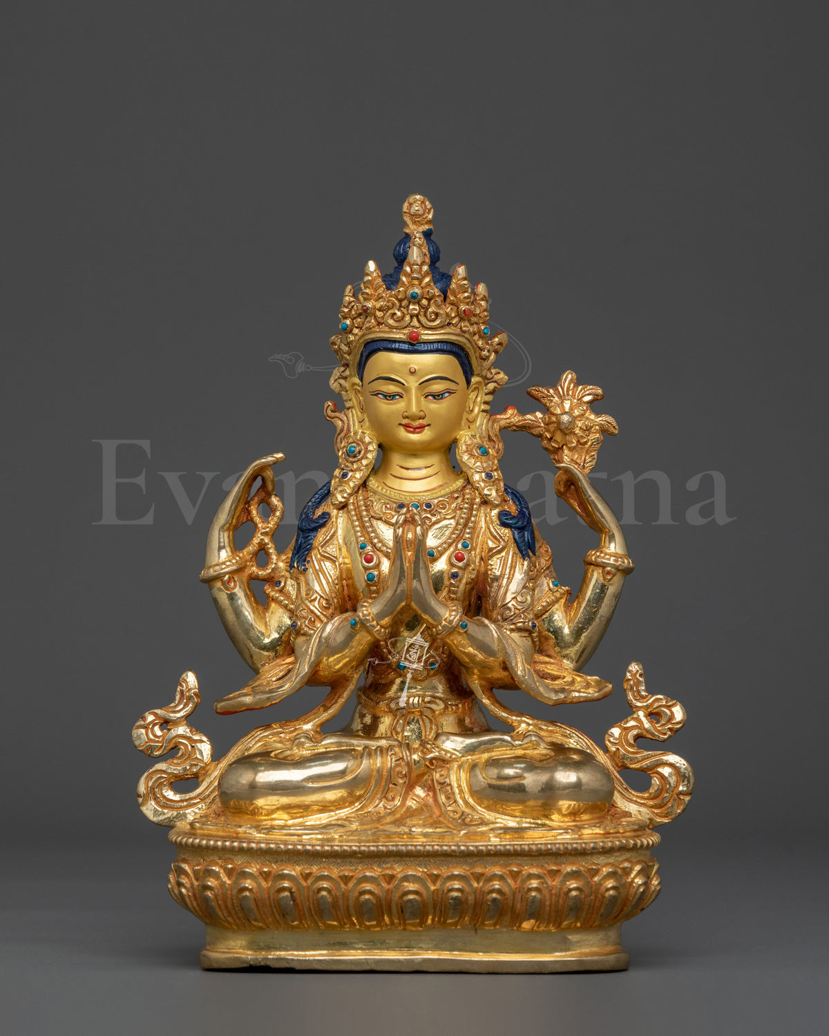 Chenrezig Statue for Divine Compassion | Tibetan Spiritual Art