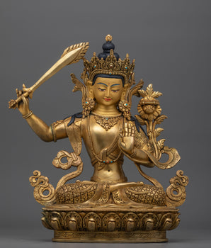 handcrafted-buddhist-deity-manjushri