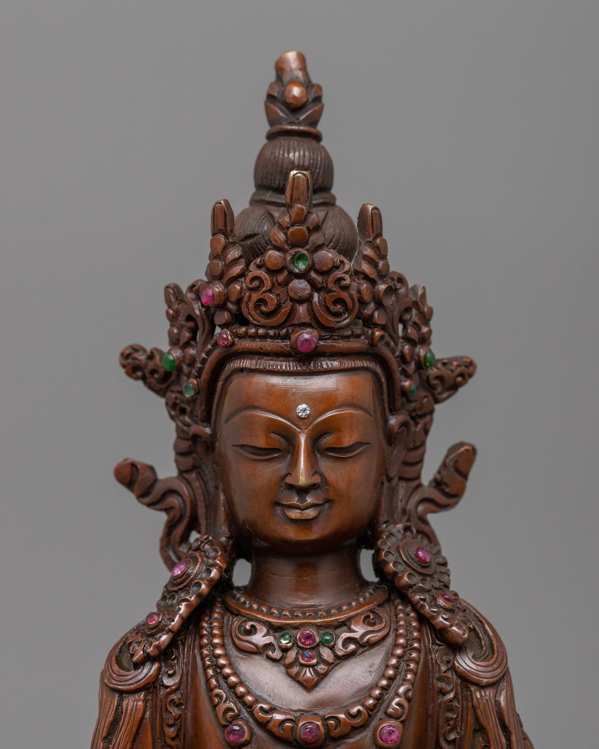 amitayus-oxidized sculpture