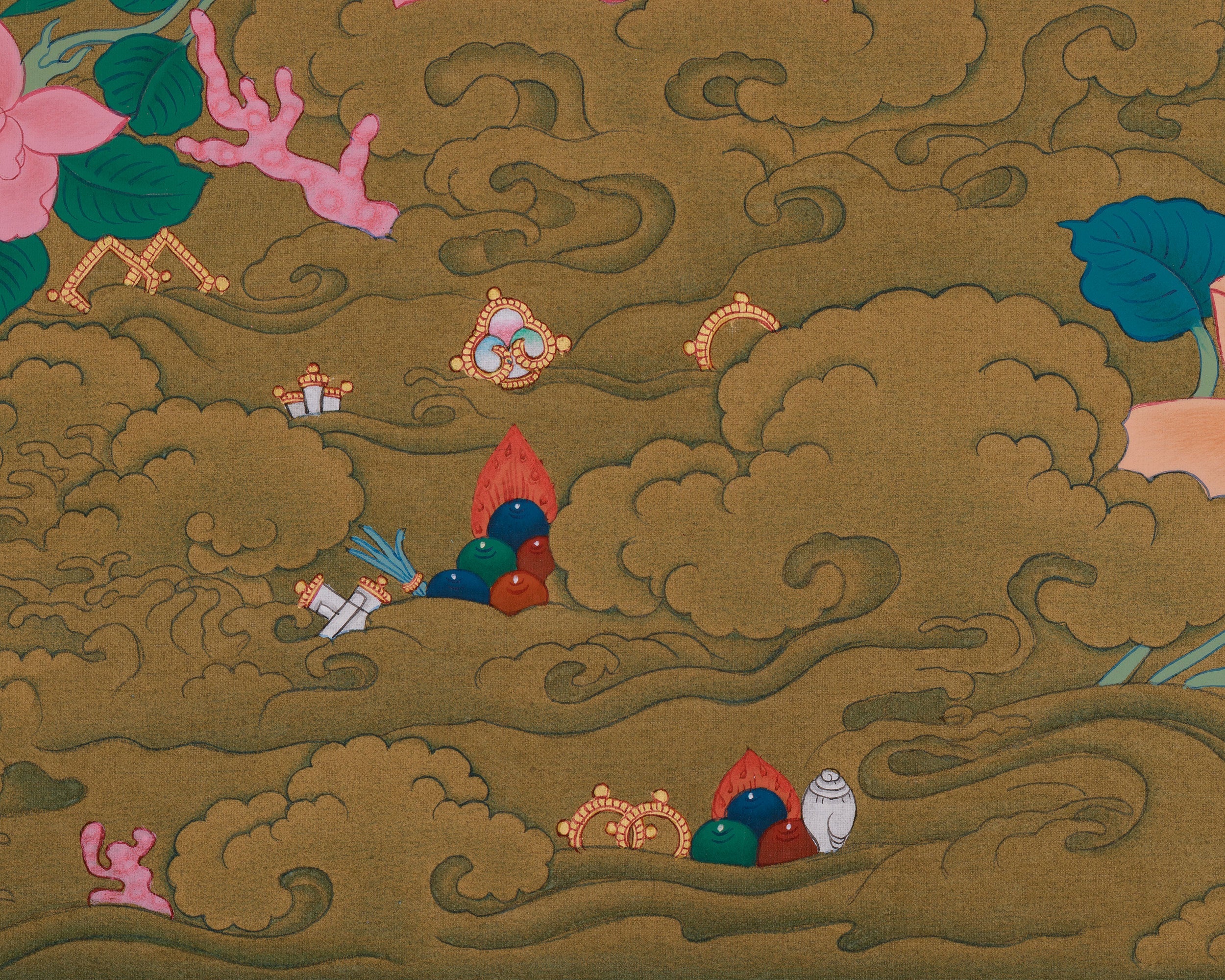 Tibetan Art of Chenrezig | Compassion Bodhisattva Thangka