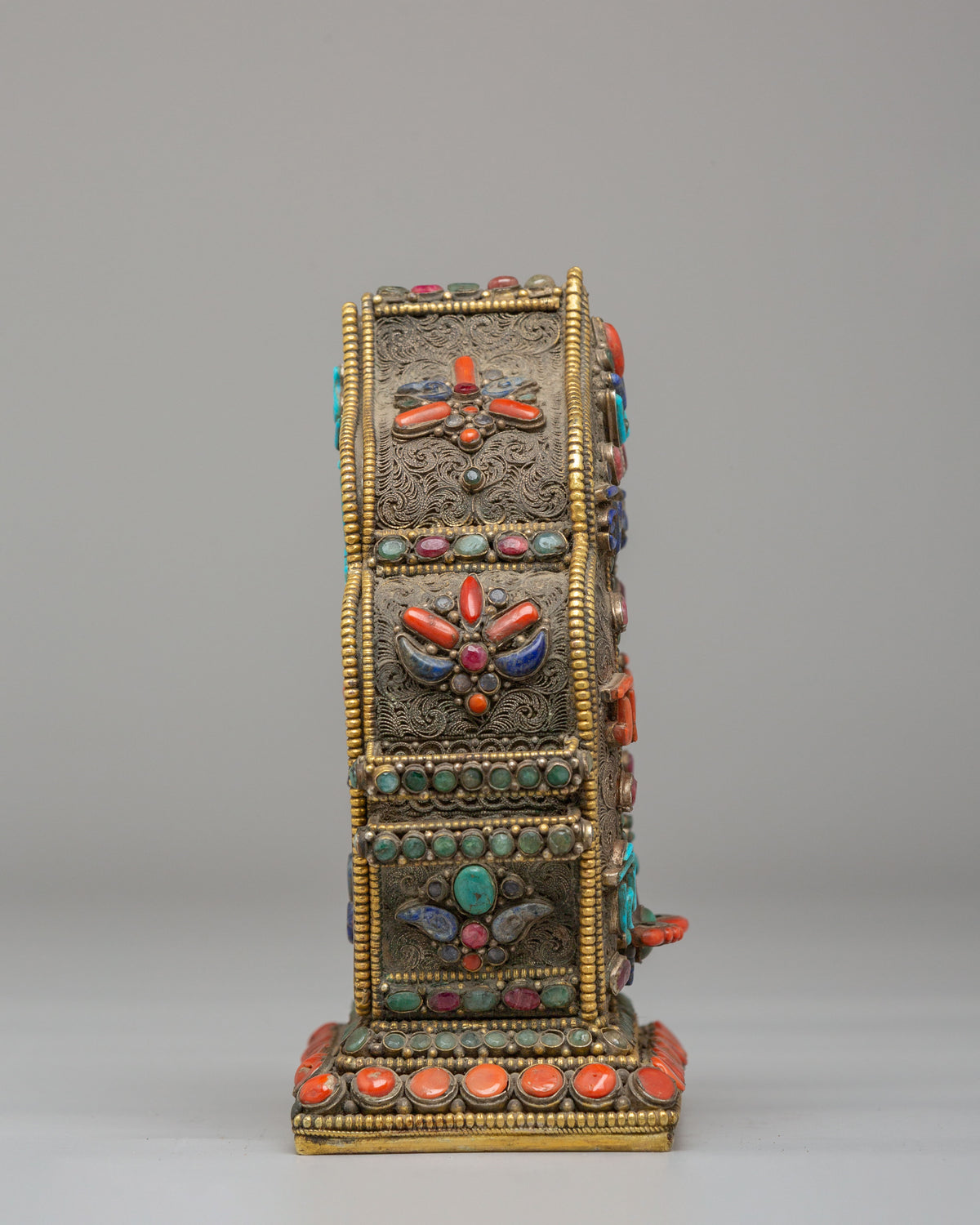 Exclusive Buddhist Ritual Ghau Box | Traditional Tibetan Prayer Box