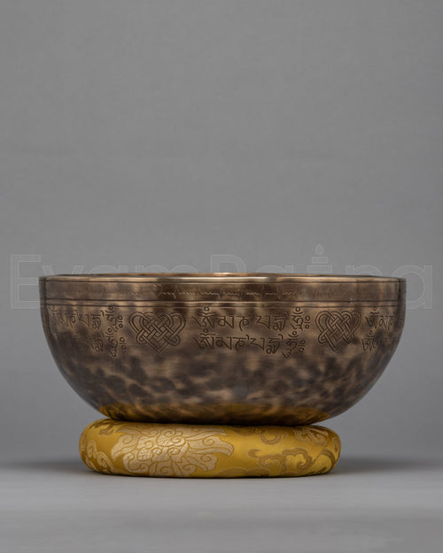 Jhumka Singing Bowl | Mantra Crafted Bowl | Healing Therapy