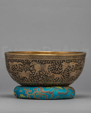 Carved Singing Bowl