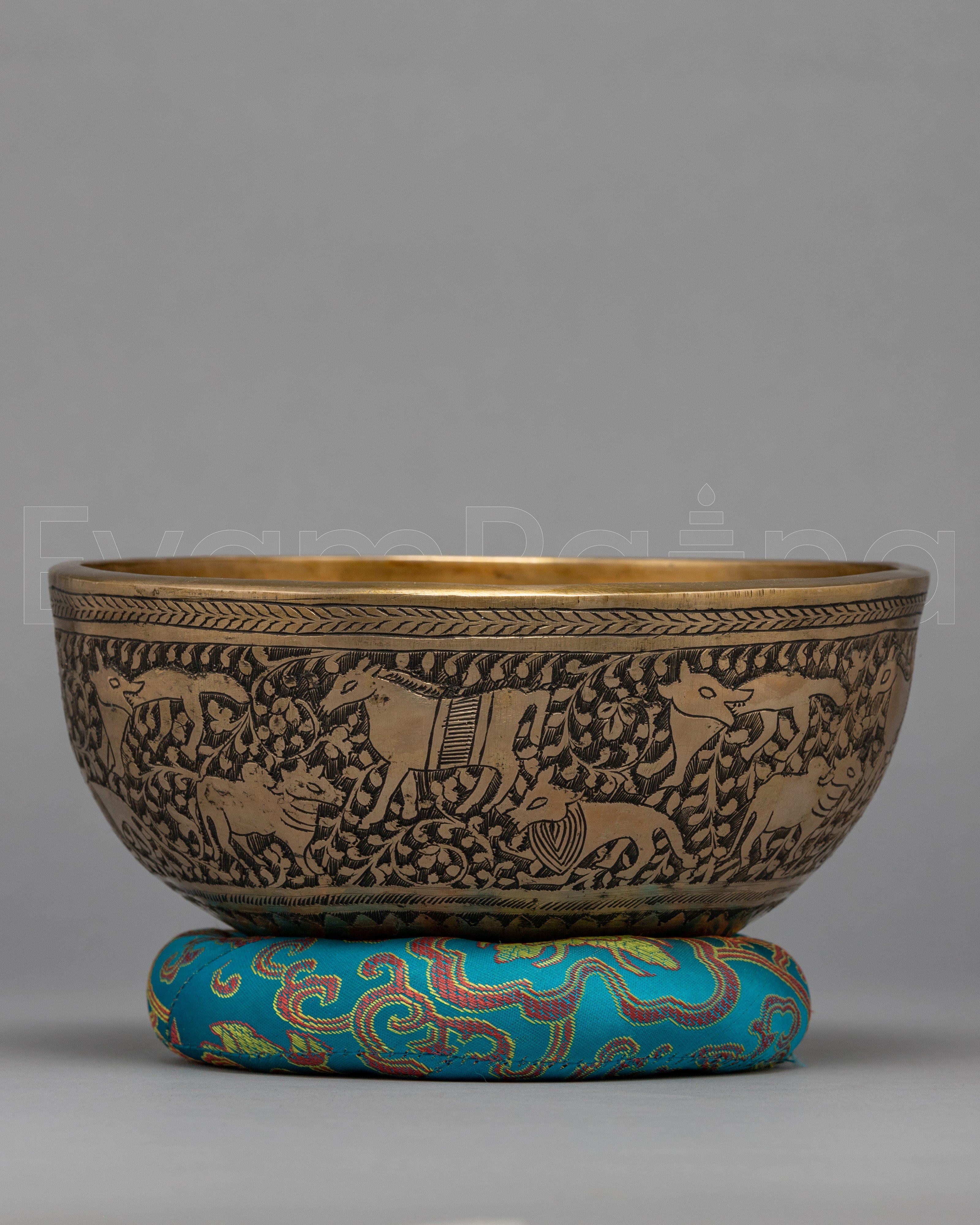 Carved Singing Bowl