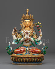 Divine Four-Armed Chenrezig Statue 