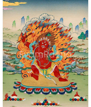 Spiritual Hayagriva Thangka Print