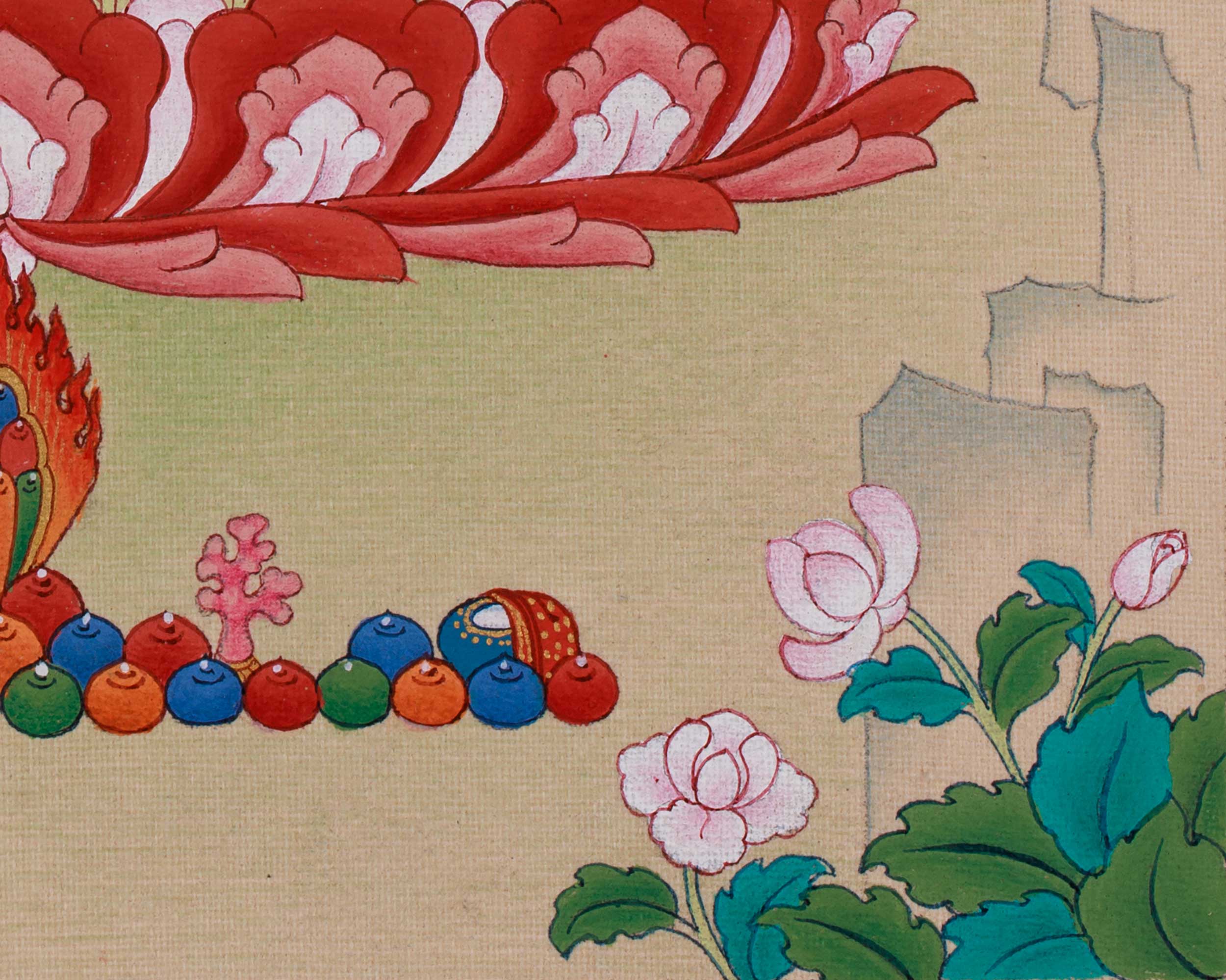 White Tara Compassion Art | Symbolized Longevity | Sita Tara