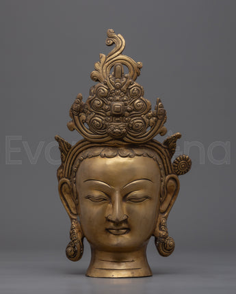  Buddha Head Statue 