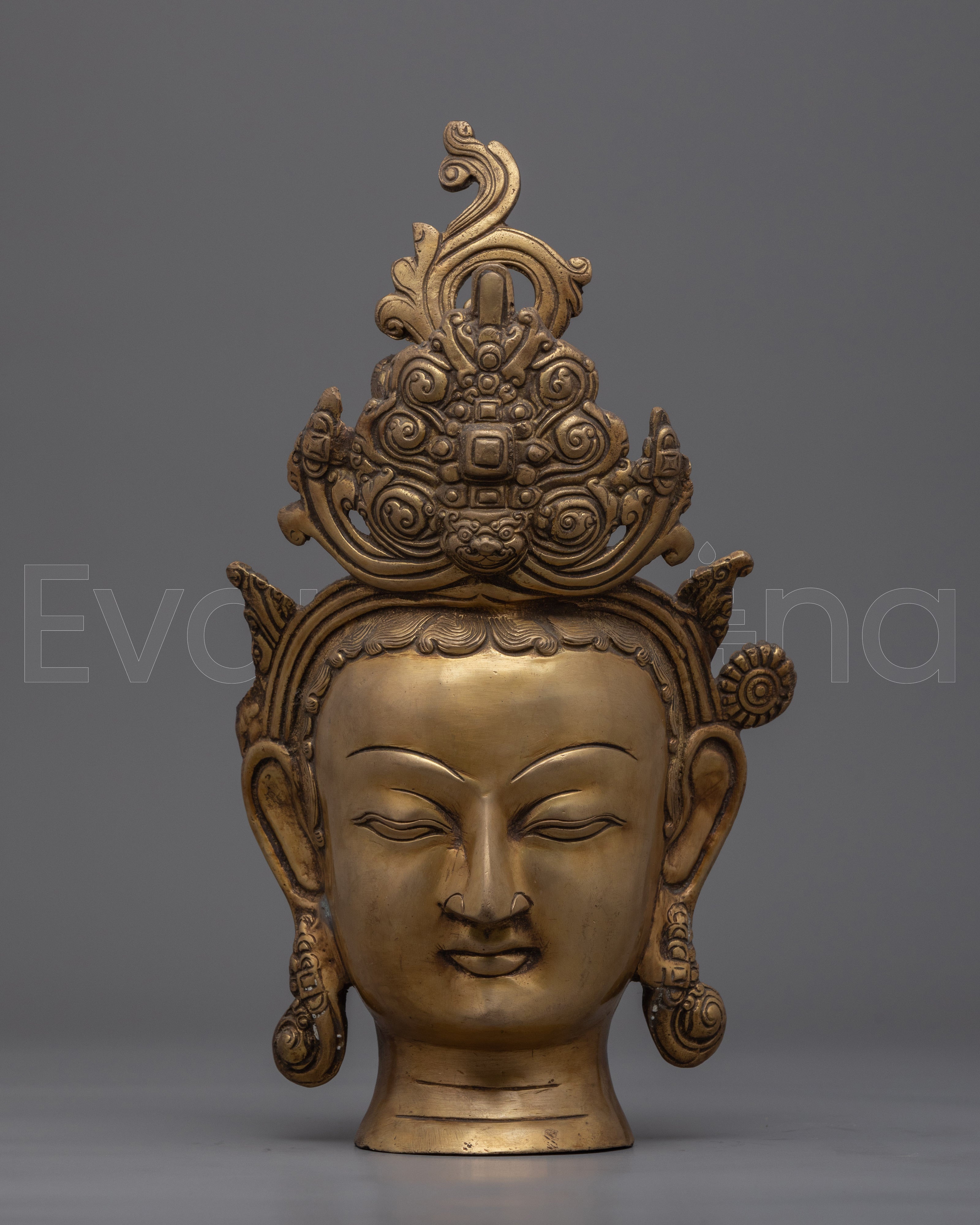  Buddha Head Statue 