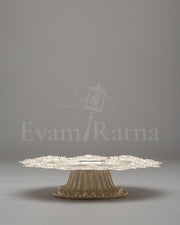 Buddhist Silver Mandala Base | Pure Silver Artwork