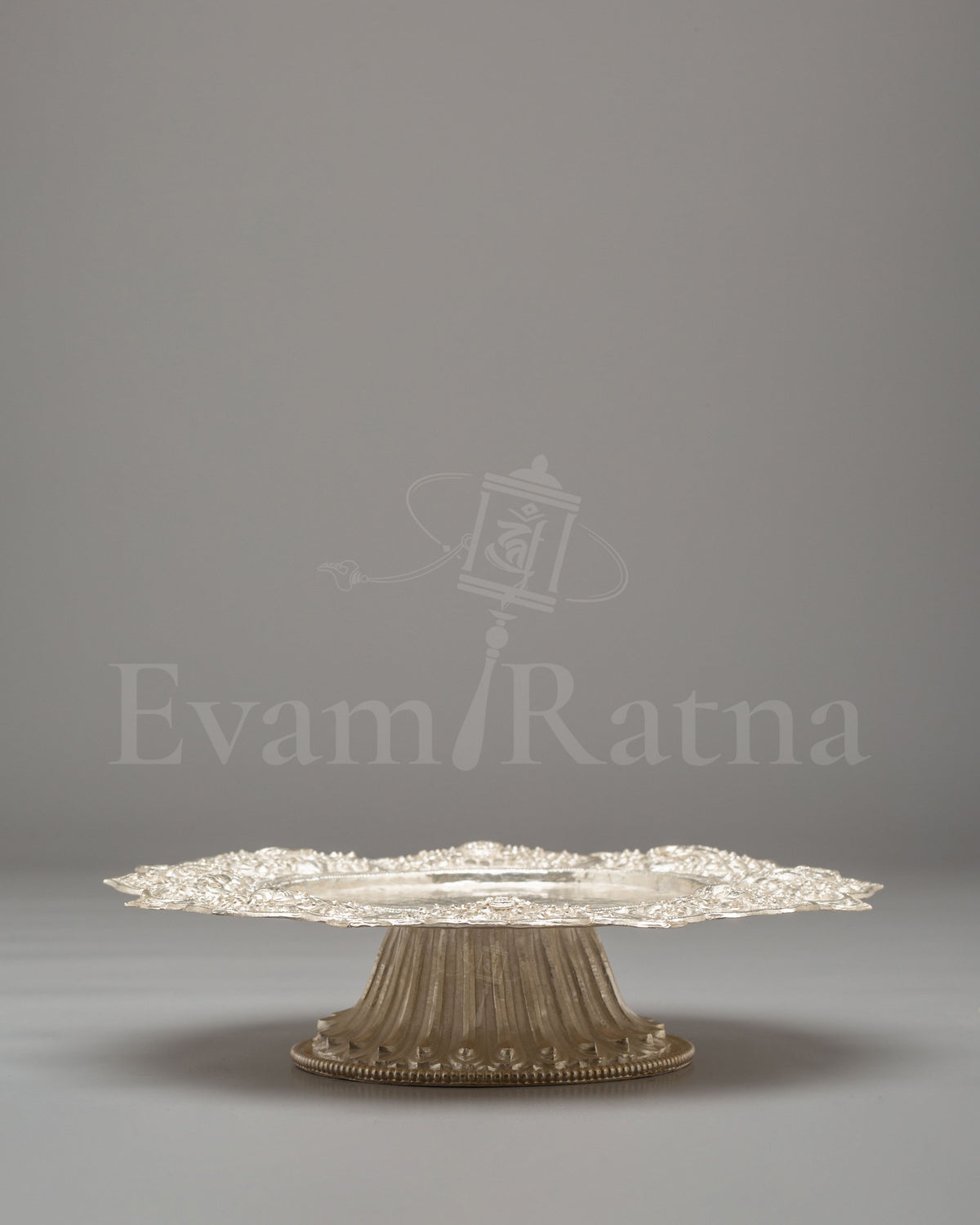 Buddhist Silver Mandala Base | Pure Silver Artwork