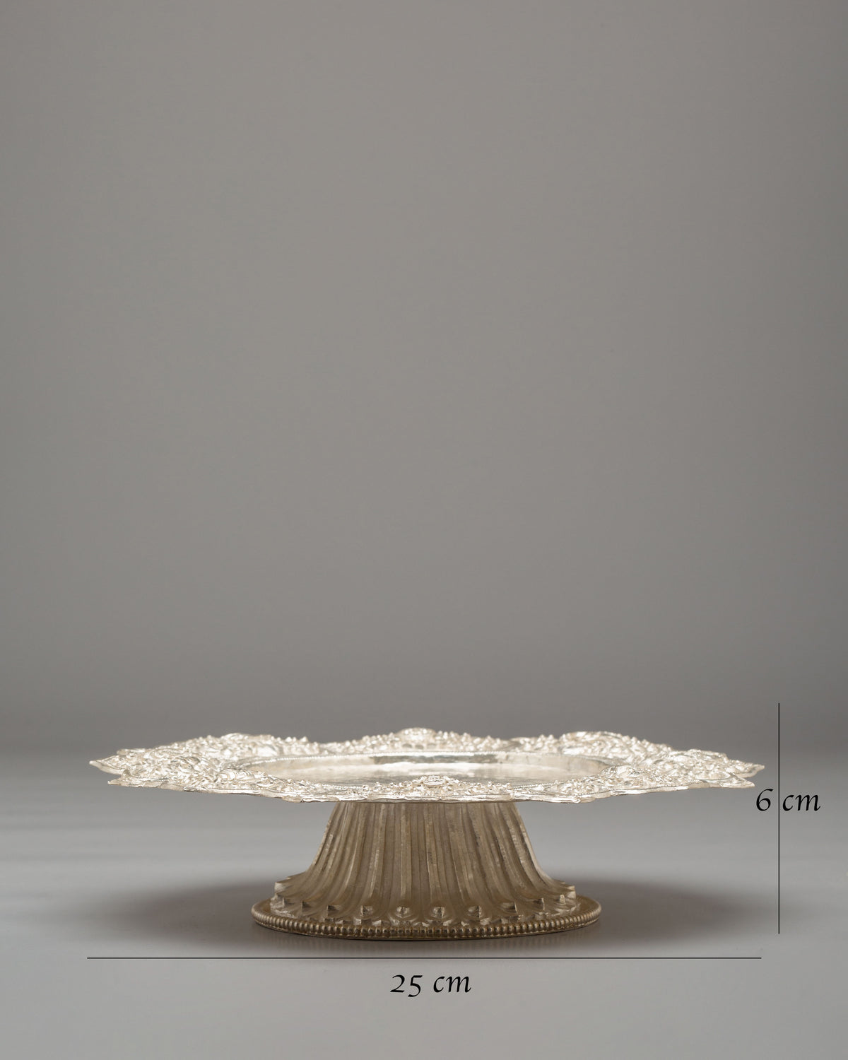 Buddhist Silver Mandala Base | Pure Silver Artwork