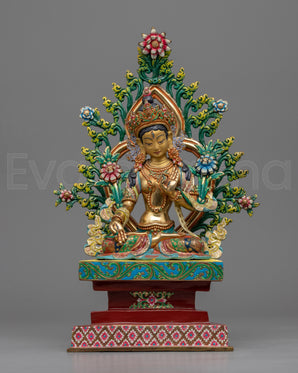 White Tara Statue 