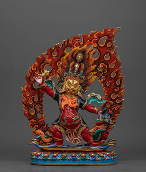 Handcrafted Trakpo Sumtril Sculpture