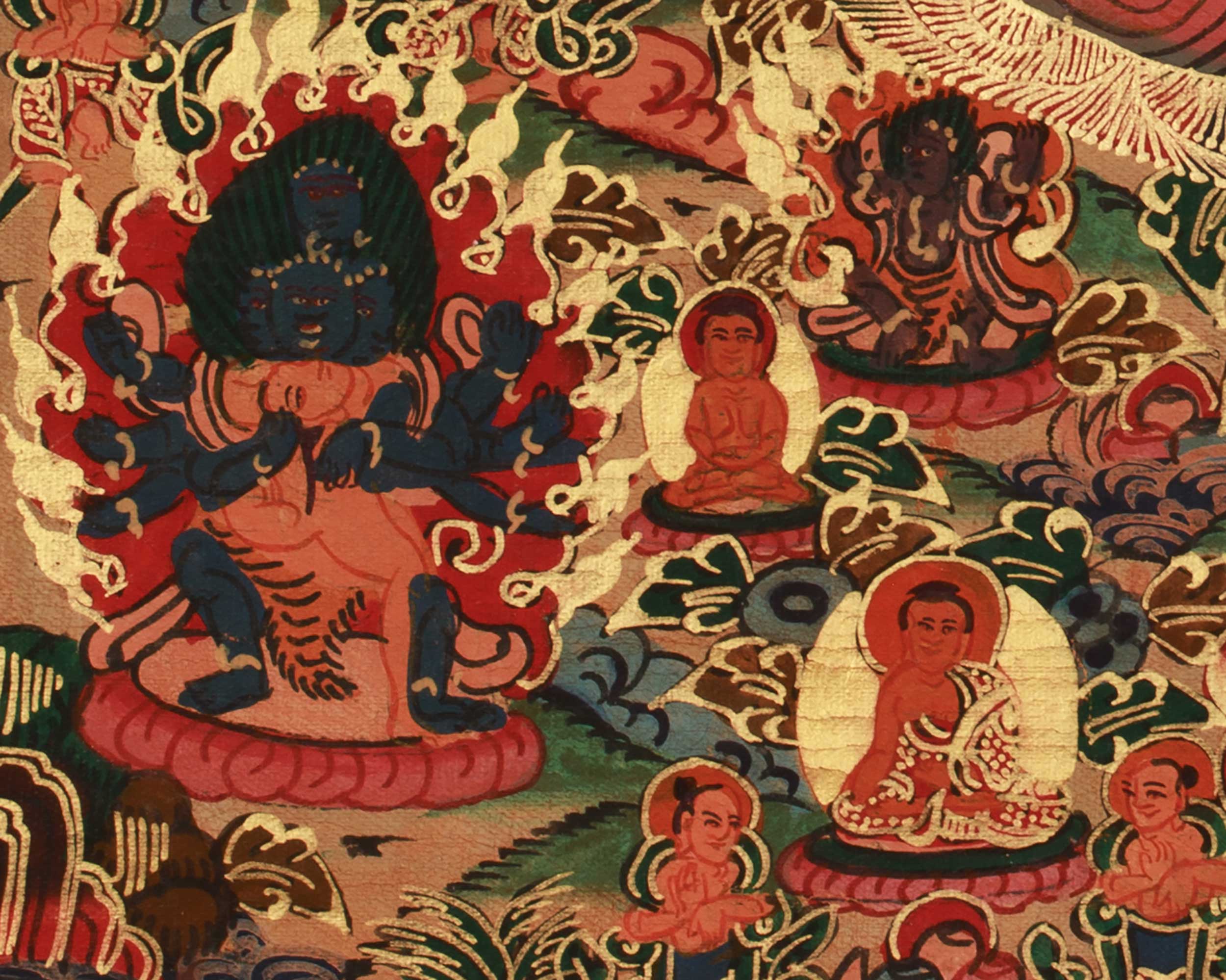 Tibetan Artwork of Buddha Mandala | Symbolized Enlightenment and Spiritual Harmony