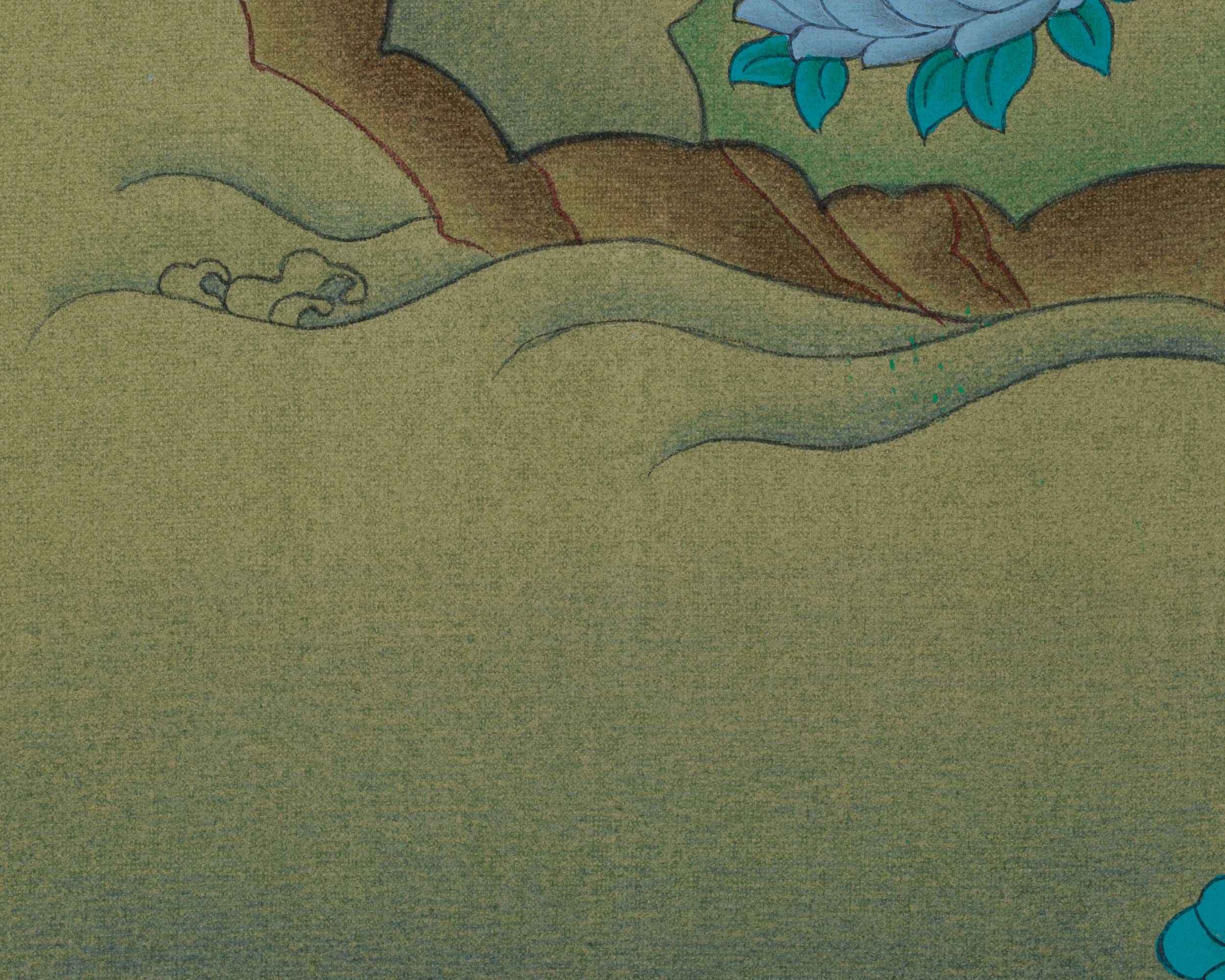 Tibetan Thangka of Shyama Tara | Embodiment of Compassion and Swift Aid | Green Tara