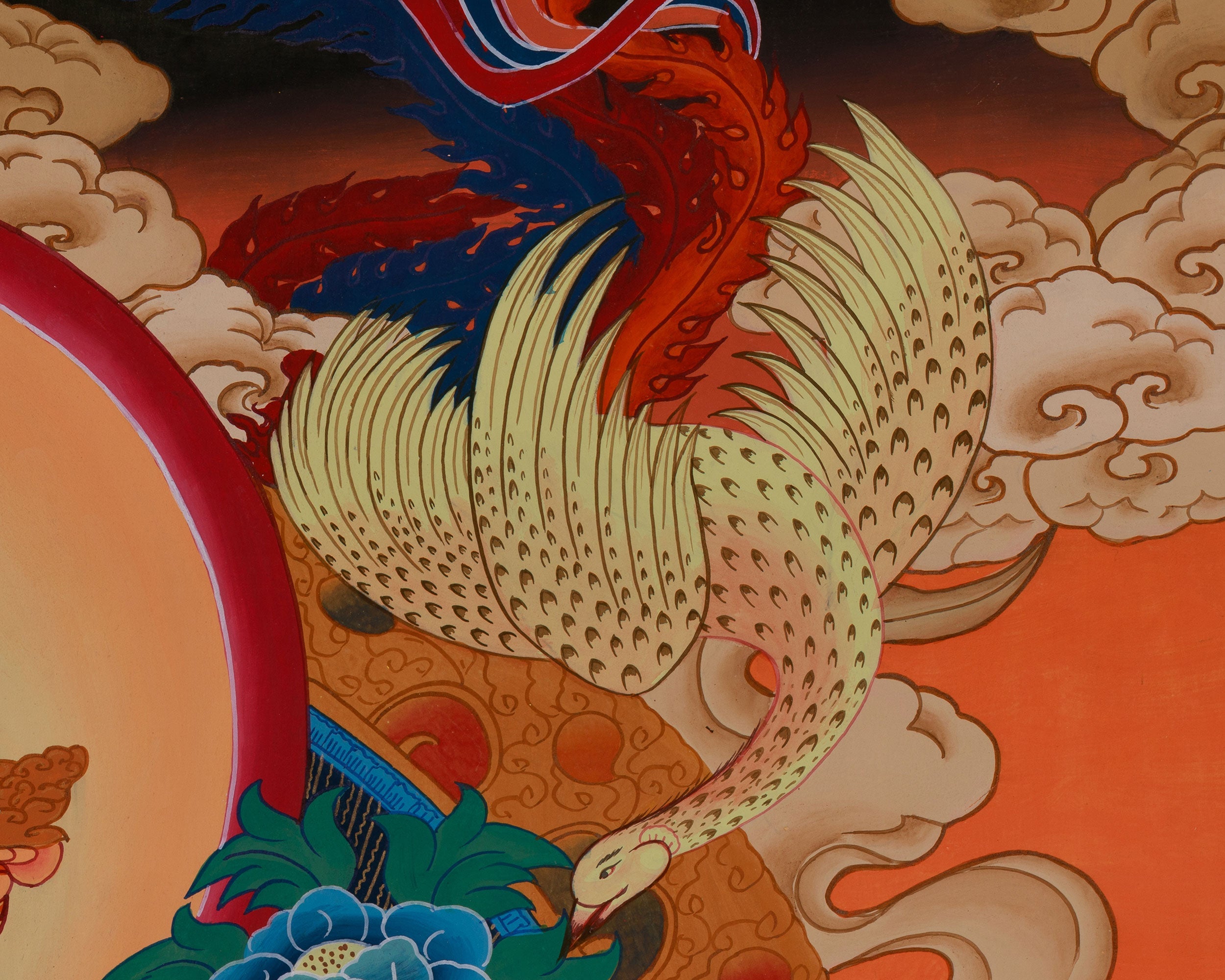 Himalayan Art Of Chenrezig | Tibetan Avalokiteshvara Thangka | Spiritual Altar