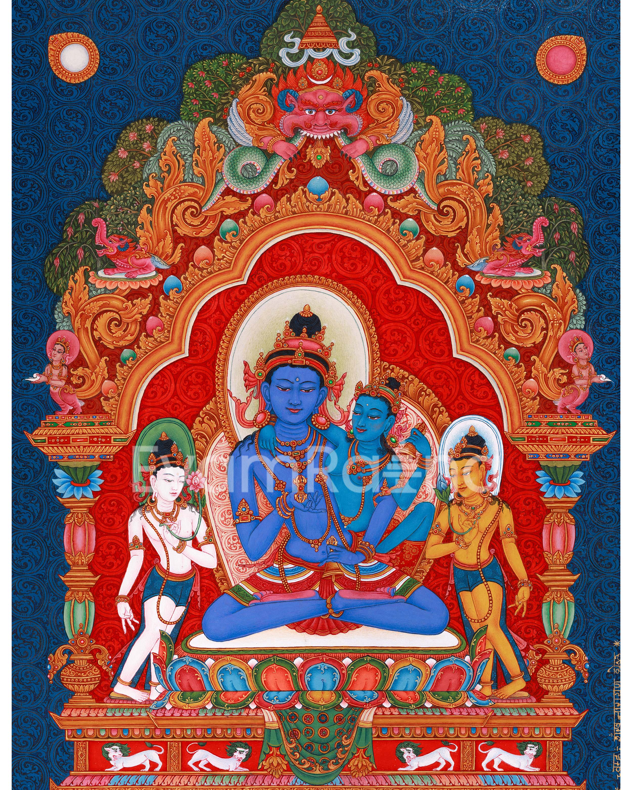 High Quality  Dorje Sempa Thangka Print 