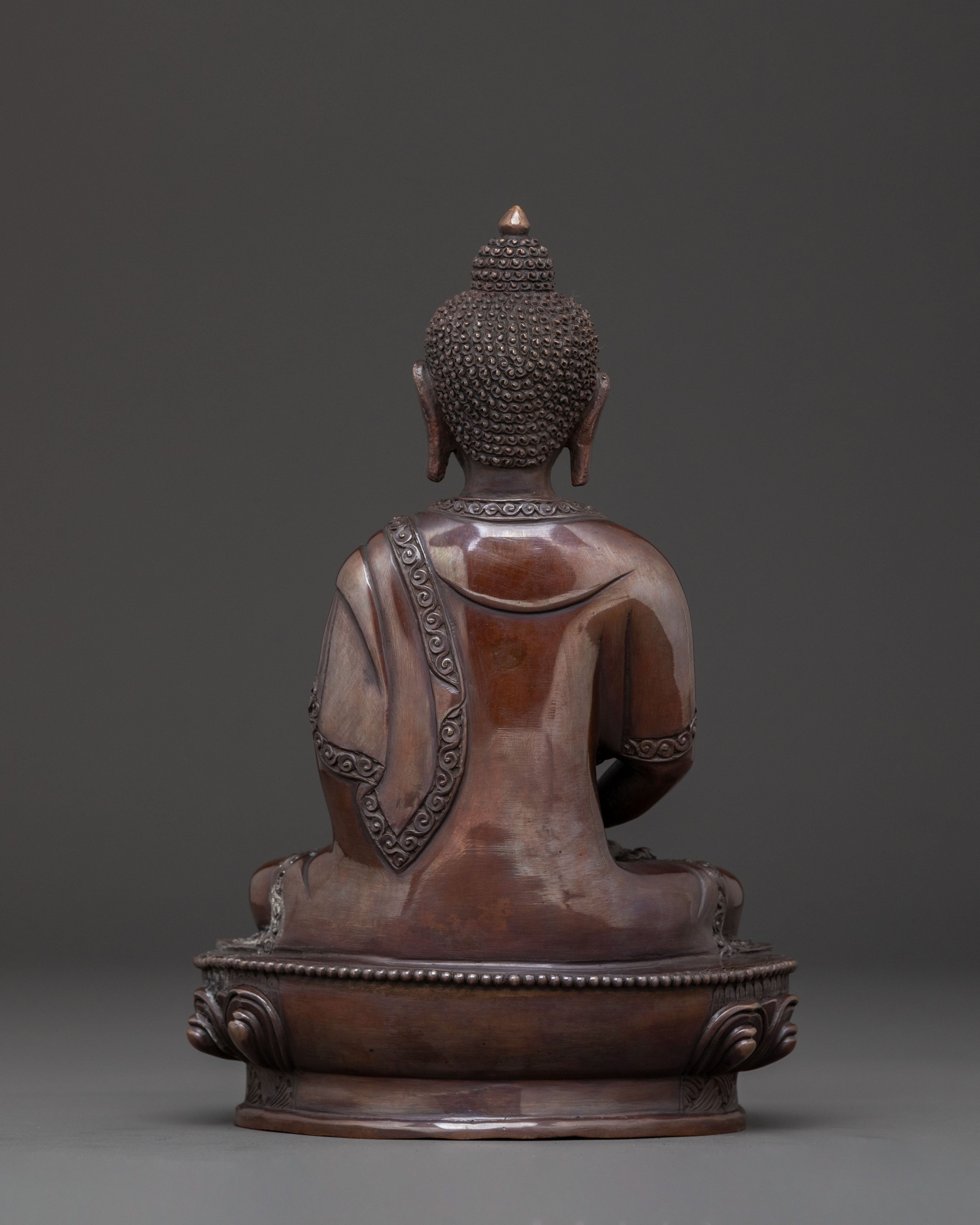 Amitabha Buddha | Serene Oxidized Copper Statue