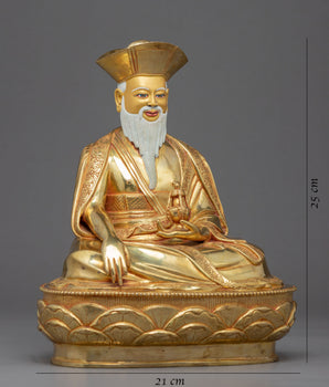 Zhabdrung Rinpoche Sculpture | Buddhist Guru Shapdum