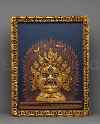 Bhairav face Thangka